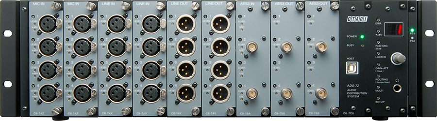 Configration Example with Front Connection Type Modules